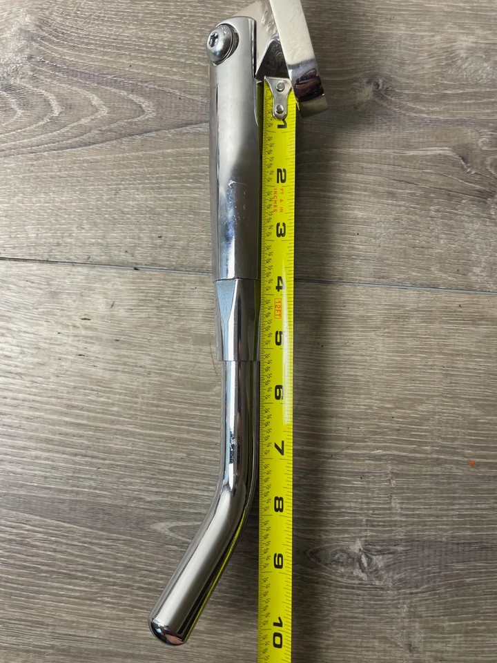 Biker's Choice Chrome Adjustable Kickstand Kick Stand 1988-1999 Harley Softail Foto 4 de 4