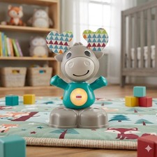 Fisher Price Linkimals Musical Moose Interactive Lights Sounds Toy 2018 Works
