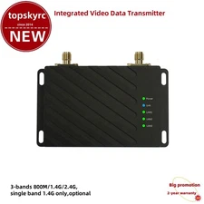 2.5W Integrated Video Data Transmitter RC Video Data Link with Shell 3km/15km