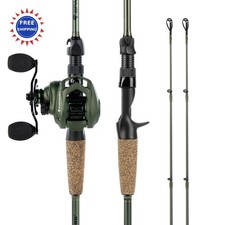 KastKing Spartacus II Baitcasting Fishing Reel Combo 7 1 MH Left Handed