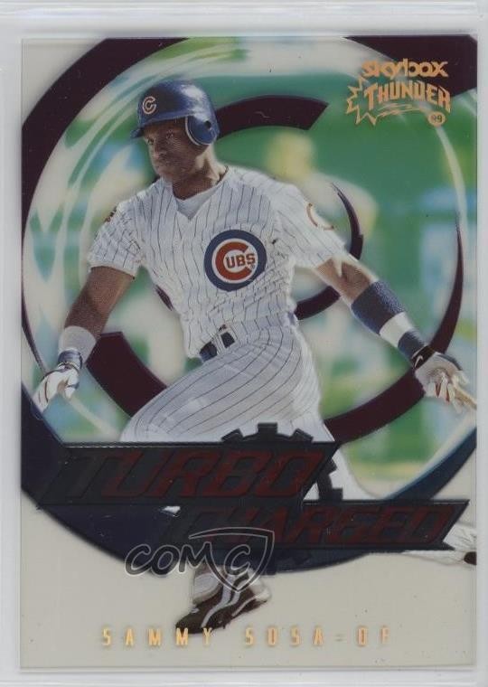 1999 Skybox Thunder Turbo Charged Sammy Sosa #9[TC] 18er