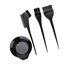 Hair Dye Color Brush and Bowl Set, Color Bowl Brushes Tool Mixing Bowl Kit Ti...