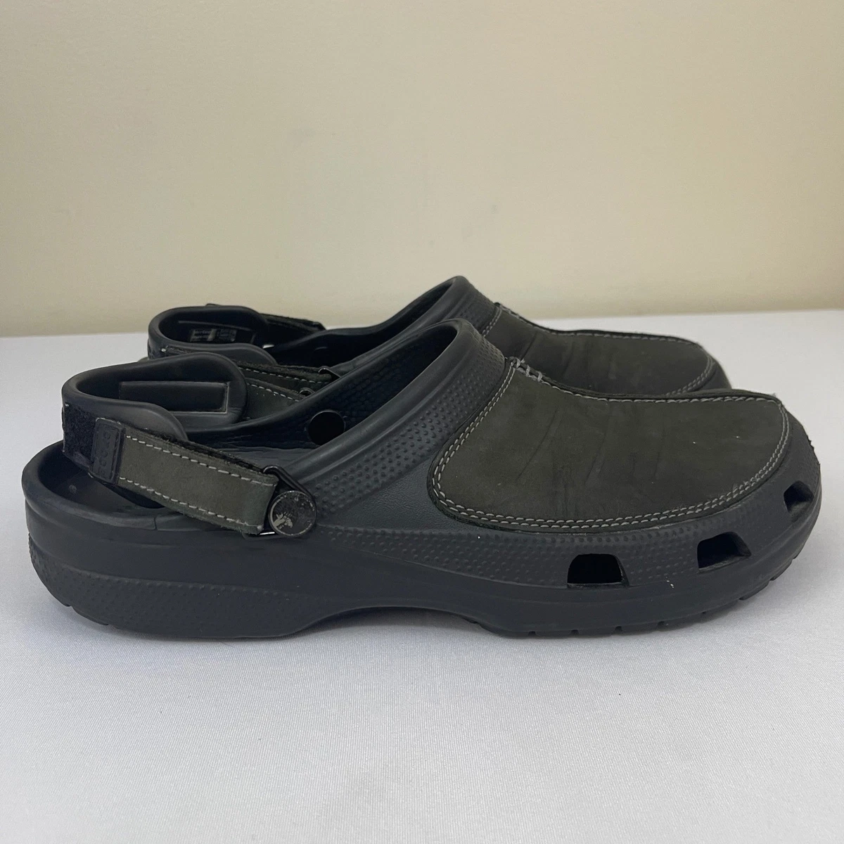 CROCS Green Holiday Loafers with Black Strap Crocs Men main image 3