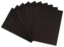 Black Foam Sheets 8x12 Inch - 10 Pack - Extra Thick 1/4" Craft Sheets
