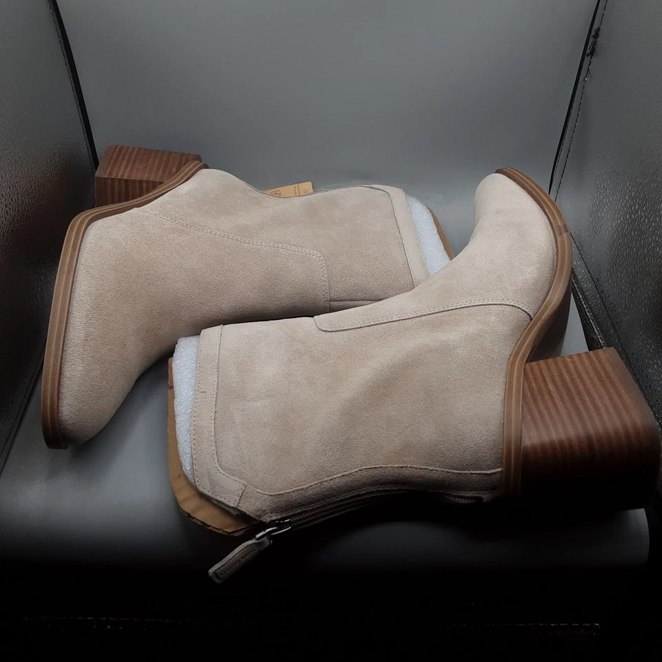 Женские сапоги Vince Camuto Kortimy 9 Вт миндаль бежевый верона замша средний стержень A193 - Изображение 3 из 4