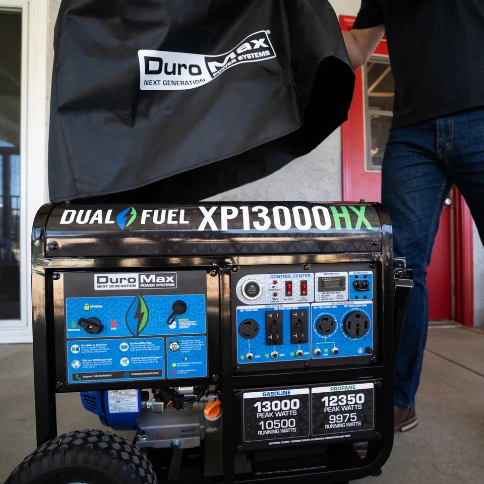 DuroMax XPLGC Large Weather Resistant Dust Guard Portable Generator Cover - Image 3 of 4