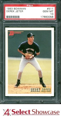 1993 BOWMAN #511 DEREK JETER RC YANKEES HOF PSA 10