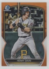 2023 Bowman Chrome Prospects Orange Refractor 19/25 Henry Davis #BCP-14 03ox