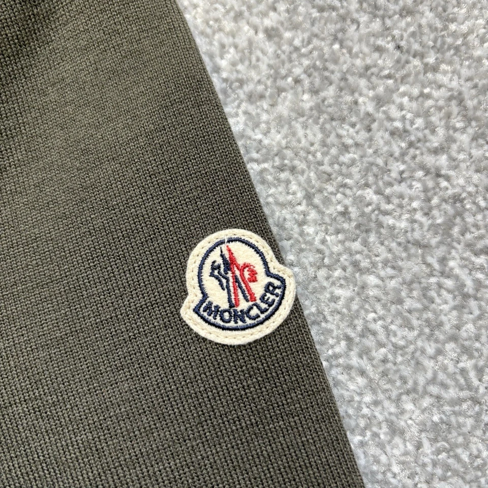 Cárdigan Moncler Tricot Caqui y Naranja Talla Mediana Se Ajusta a Pequeño 100% Auténtico Foto 3 de 4