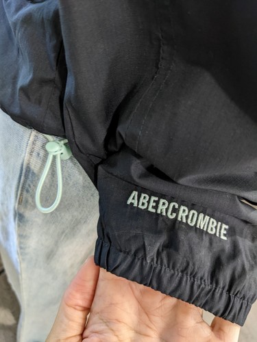 abercrombie and fitch women's windbreaker size m blue - Picture 4 of 5