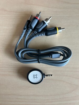 RCA (With Video) to 3.5M Audio Jack plus Two-Way Splitter