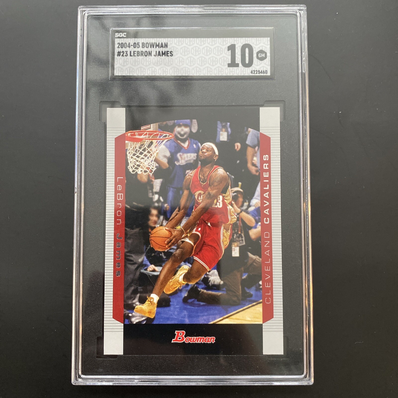 2004-05 Bowman Chrome #23 Lebron James 2nd Year Cleveland Cavaliers SGC 10 Gem