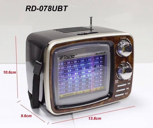 RD-078UBT RSDO FM/AM/SW1-6 8-BAND RADIO MIT BLUETOOTH/USB/TF WAHL IHRE FARBE - Bild 4 von 4