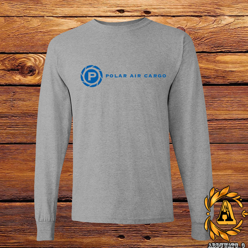 Polar Air Cargo Airlines Logo T-Shirt Black/Grey/White/Navy Long Sleeve S-3XL - Picture 9 of 11