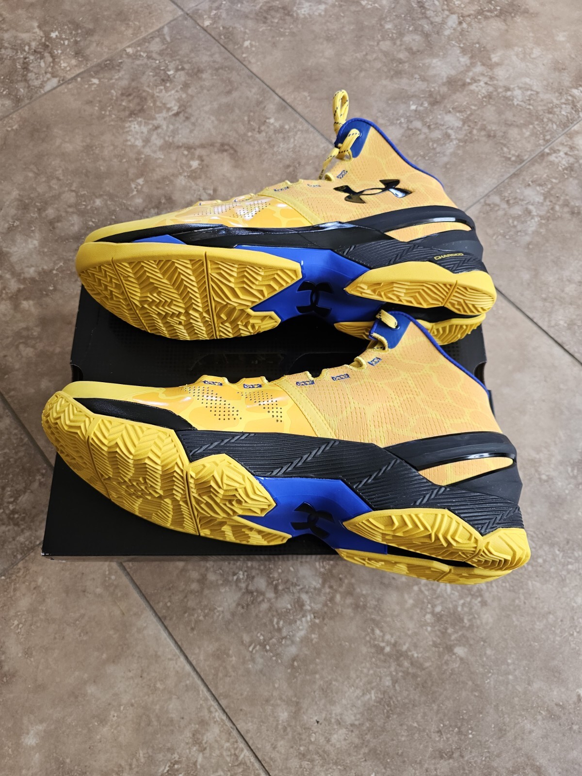 Under Armour Curry 2 Double Bang Bang Basketball Shoes Men's Size 13