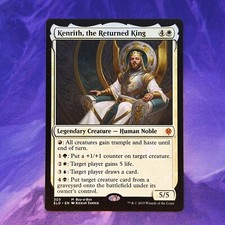 Kenrith, the Returned King ELD 303 MTG Human Commander Throne of Eldraine Extras
