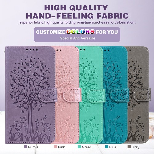 Wallet Flip Case Hülle für Samsung Galaxy S20 FE S21 FE S21 S22 S23 Ultra Plus - Picture 7 of 17