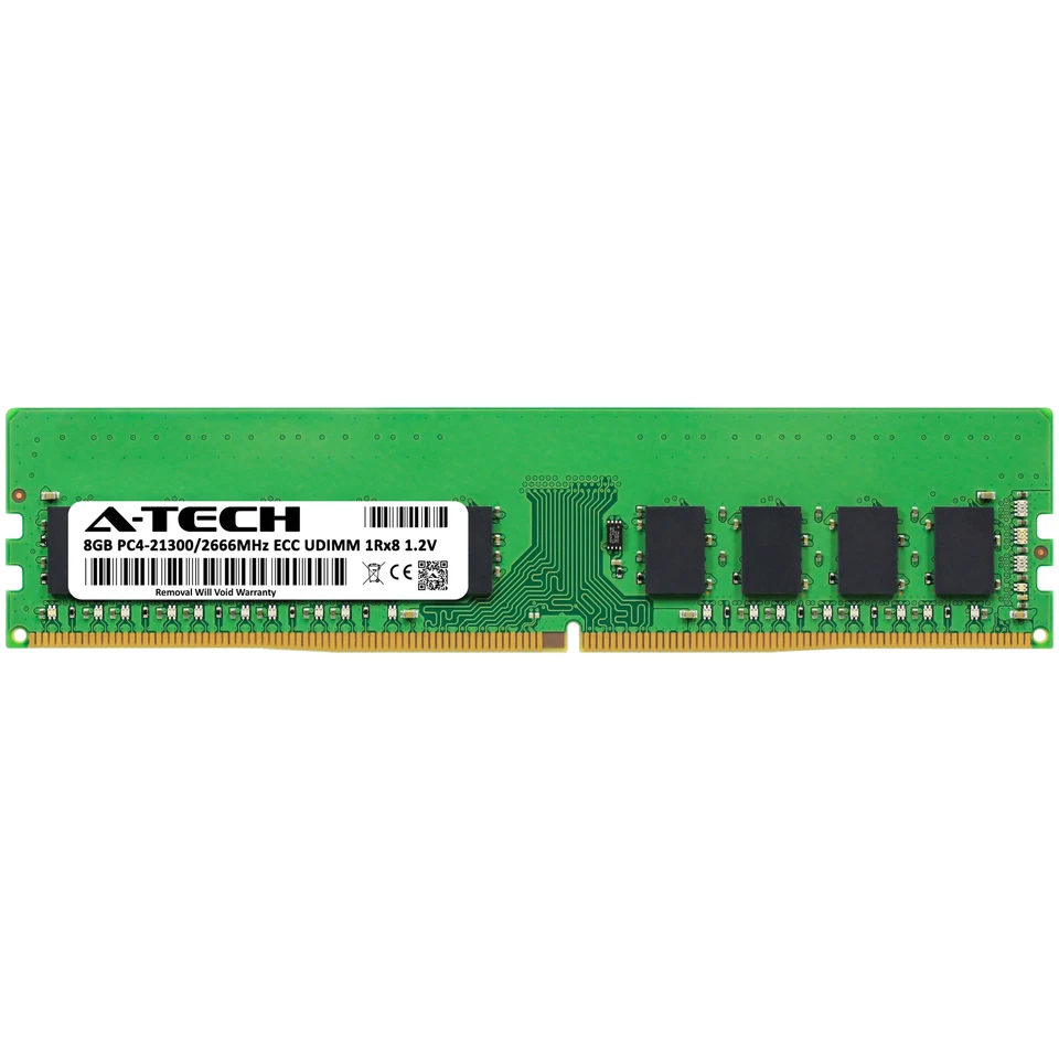 8GB PC4-21300 ECC UDIMM (Fujitsu S26361-F3909-E715 Equivalent) Server Memory RAM - Image 2 of 4
