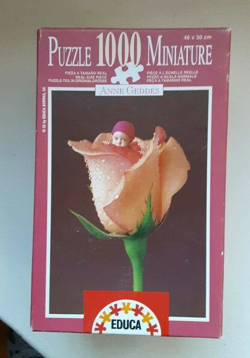 その他 ma 1000 Minature puzzle, 'Anne Geddes English Rose' 11772 Pre made
