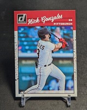 Nick Gonzales Prospect Rookie Card 2023 Panini Donruss #250 Pittsburgh Pirates. rookie card picture