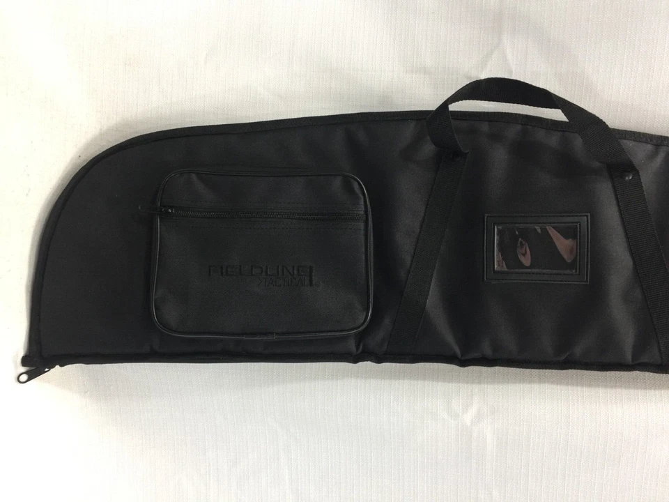 Тактический карманный чехол для одной винтовки Fieldline черный мягкий 48 x 10 дюймов наплечный ремень - Изображение 3 из 4