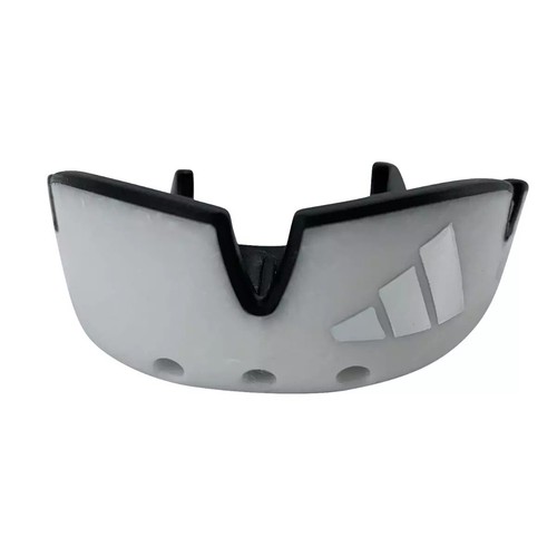 adidas Silver OPRO Gum Shield Martial Arts Mouth Guard Sports Boxing Kids Adult - Picture 8 of 10