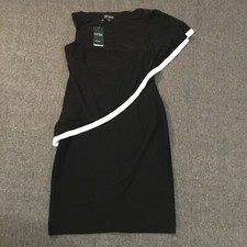Ralph Lauren Womens Dress 6 Black White NWT
