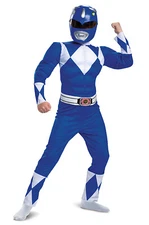 Power Rangers Blue Ranger Classic Muscle Child Costume