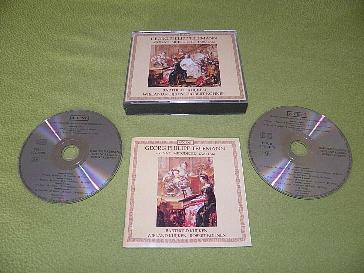 (CD)Telemann;Sonate Metodiche／Kuijken Telemann - Methodical Sonatas 1728/1732 / Wieland Kuijken / 1994