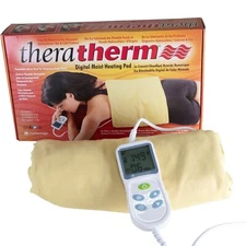 Chattanooga TheraTherm Digital Moist Heating Pad, 14" x 27" (Yellow)
