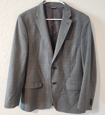 Tommy Hilfiger Men  s Blazer Gray Checkered 40R Classic Fit Sport Coat Jacket