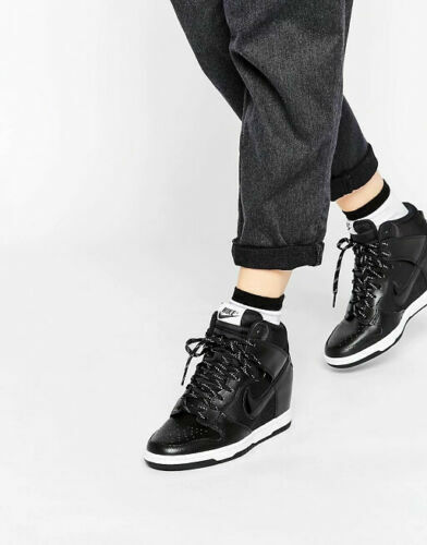 Rare Nike Wmns Dunk Sky Hi Essential Black White 644877-008 Size 10 US✅ - Bild 9 von 10