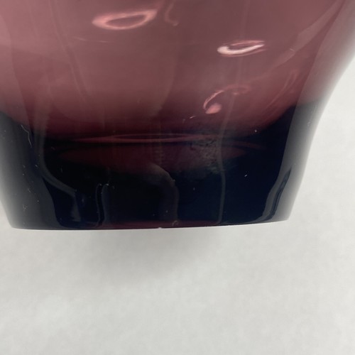 De colección MCM Viking Glass EPIC Amatista Púrpura Rosa Cuenco Cuatro brocas de pulgas lobuladas en fotos - Imagen 20 de 20