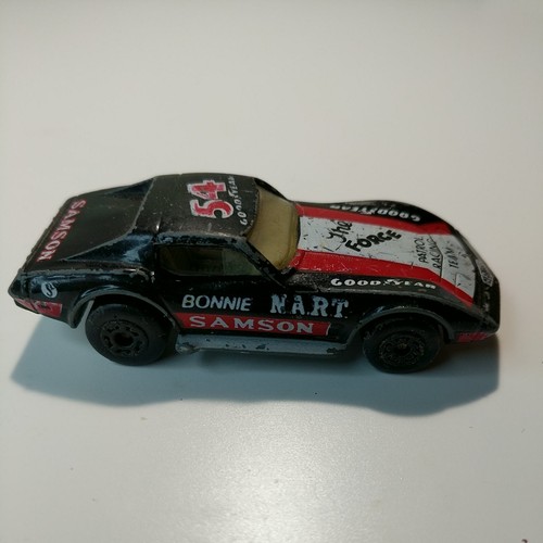 Used Loose Matchbox Superfast #54 Chevrolet Corvette Black Samson The Force - Picture 3 of 6