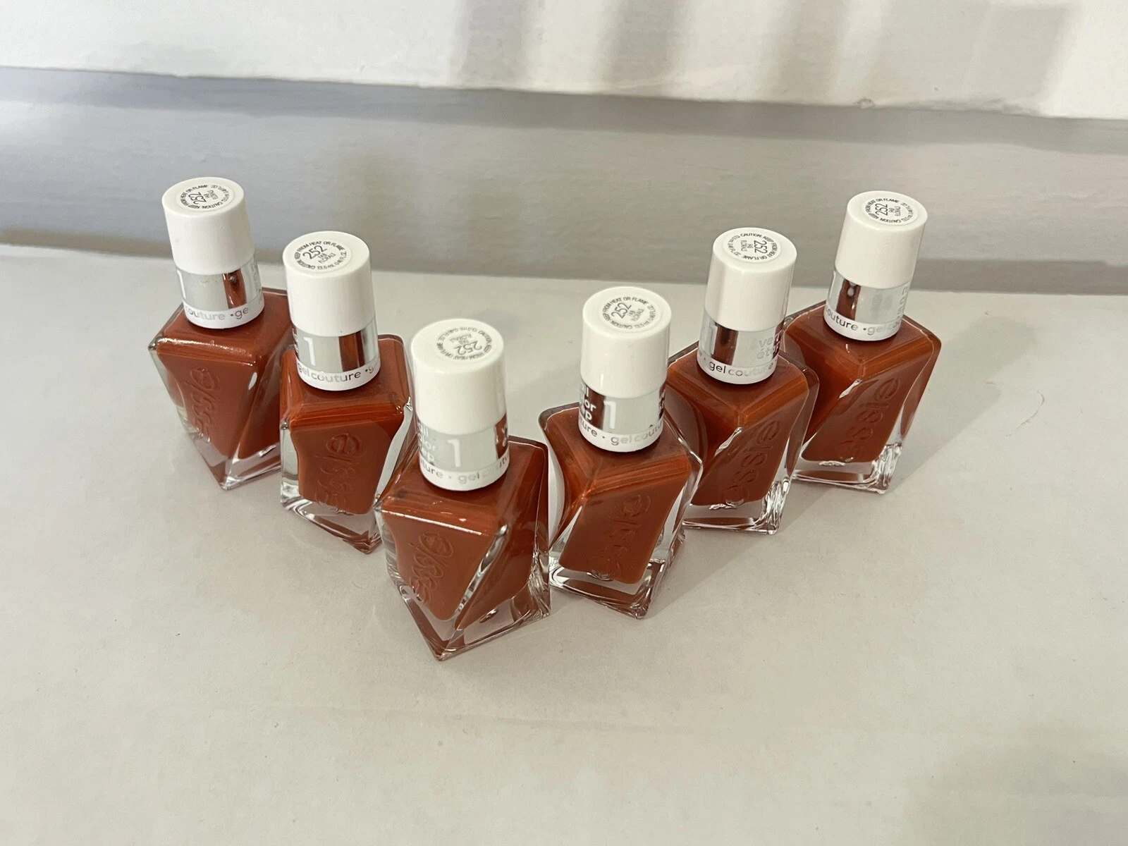 New Lot Of 6 essie Gel Couture Nail Polish Color # 252 Fab Florals 0.46fl.oz #R4