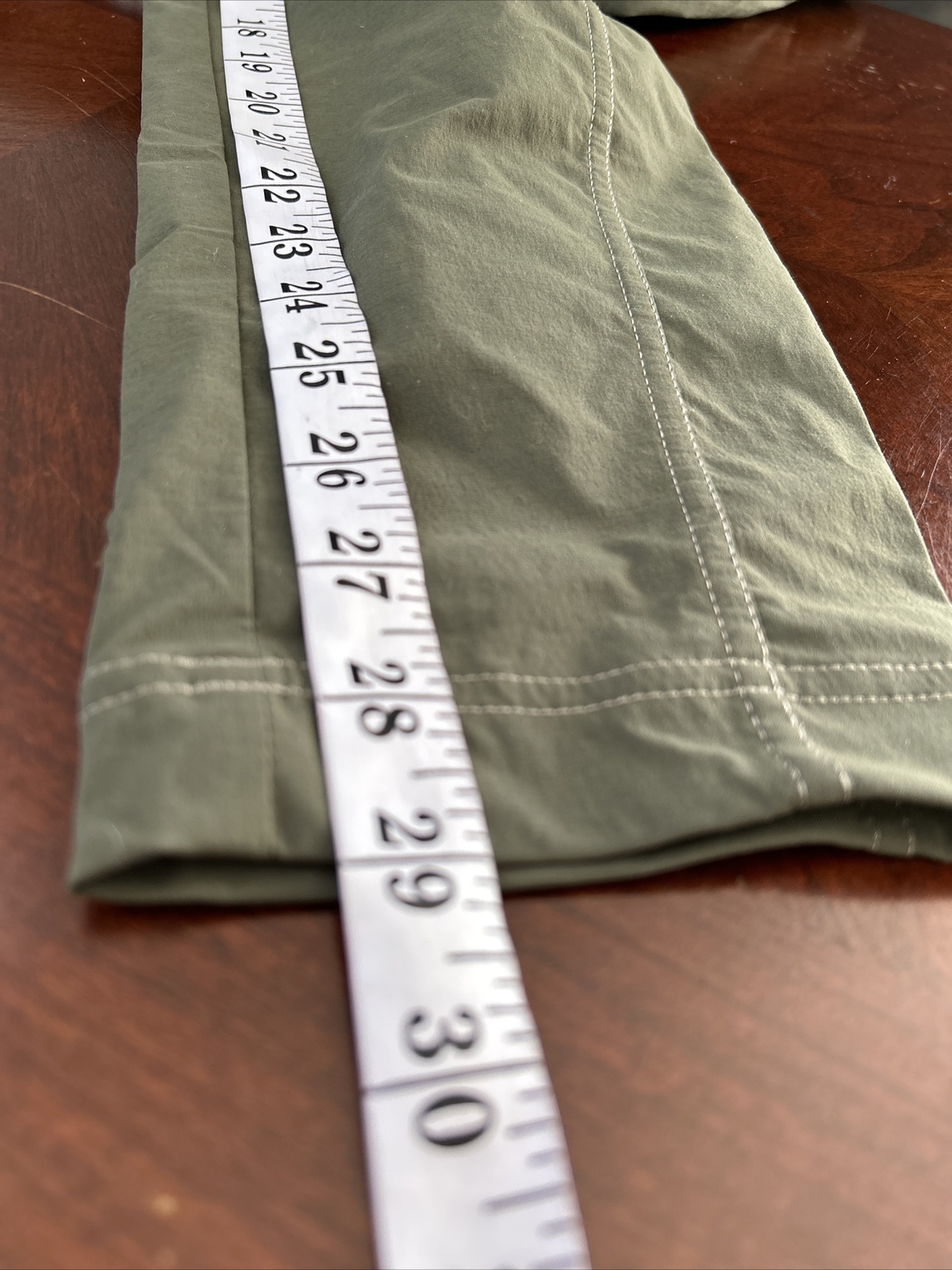 LL Bean Cresta Trail Pants Slim Low Rise Snap Womens 4 Hiking Outdoor