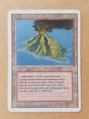 Volcanic Island Revised 3rd Edition MTG Magic the Gathering Cards