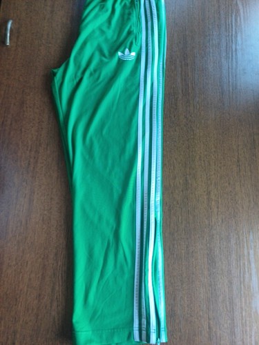 Adidas Originals mens Green Firebird Tracksuit Track Pants Trousers Rare size L - Picture 11 of 13
