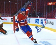 Laurent Dauphin Signed 8x10 Photo Montreal Canadiens Autographed COA