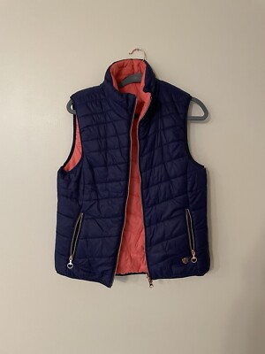 Equetech Clothing Collection Vest Jacket Womens M Reversible Puffer Outdoors