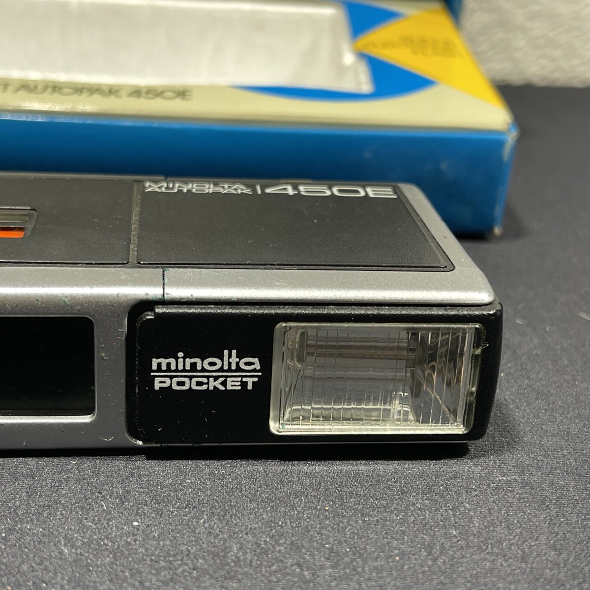 Vintage Minolta Autopak 450E Pocket Film Camera Original Box | eBay