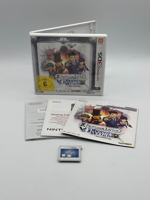 Nintendo 3DS - Professor Layton VS Phoenix Wright Ace Attorney - CIB/PAL
