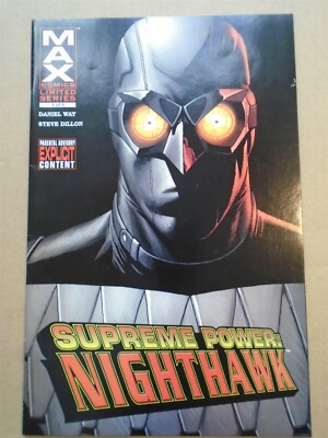 SUPREME POWER : NIGHTHAWK #1 Straczynski Marvel MAX Comics - VF/NM