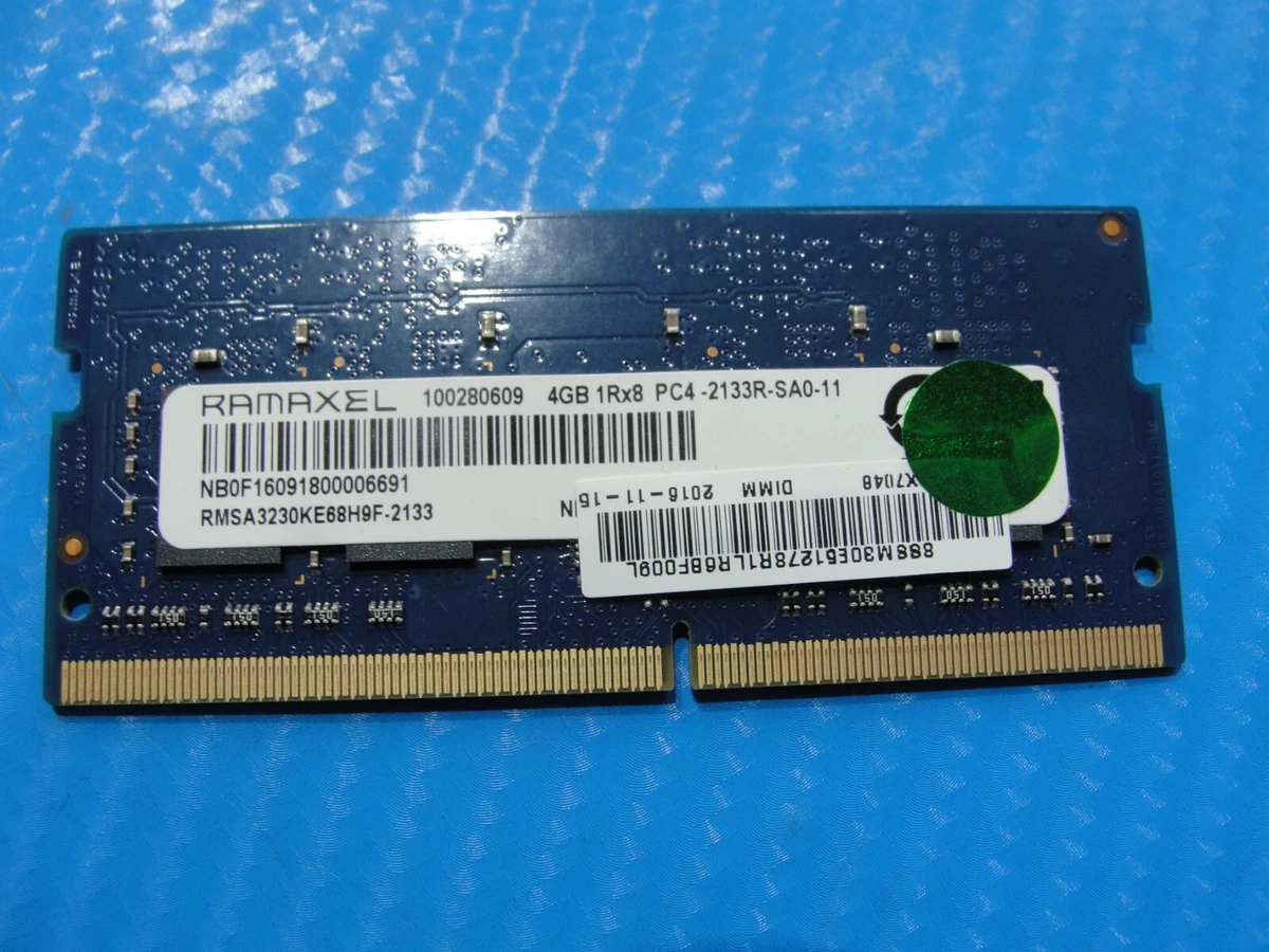 DDR4 SDRAM Ramaxel 4 GB Capacity per Module Memory (RAM) for sale