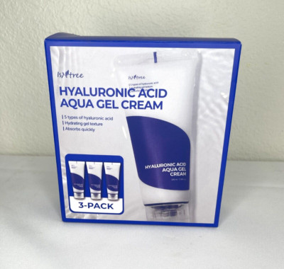 ISNTREE Hyaluronic Acid Aqua Gel Cream 3pk - (100ml Each) New In Box READ***