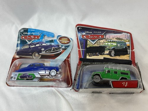 Disney Pixar CARS Movie Die Cast TJ Hummer And Doc Hudson 2009 - Picture 12 of 12