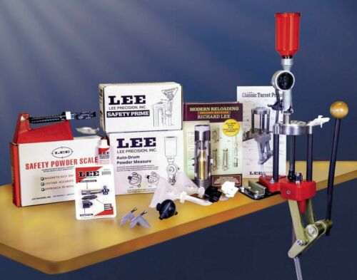 Lee Deluxe 4-Hole Classico Torretta Kit Pressa 90304 per 7x57 Mauser Con 4-DIES