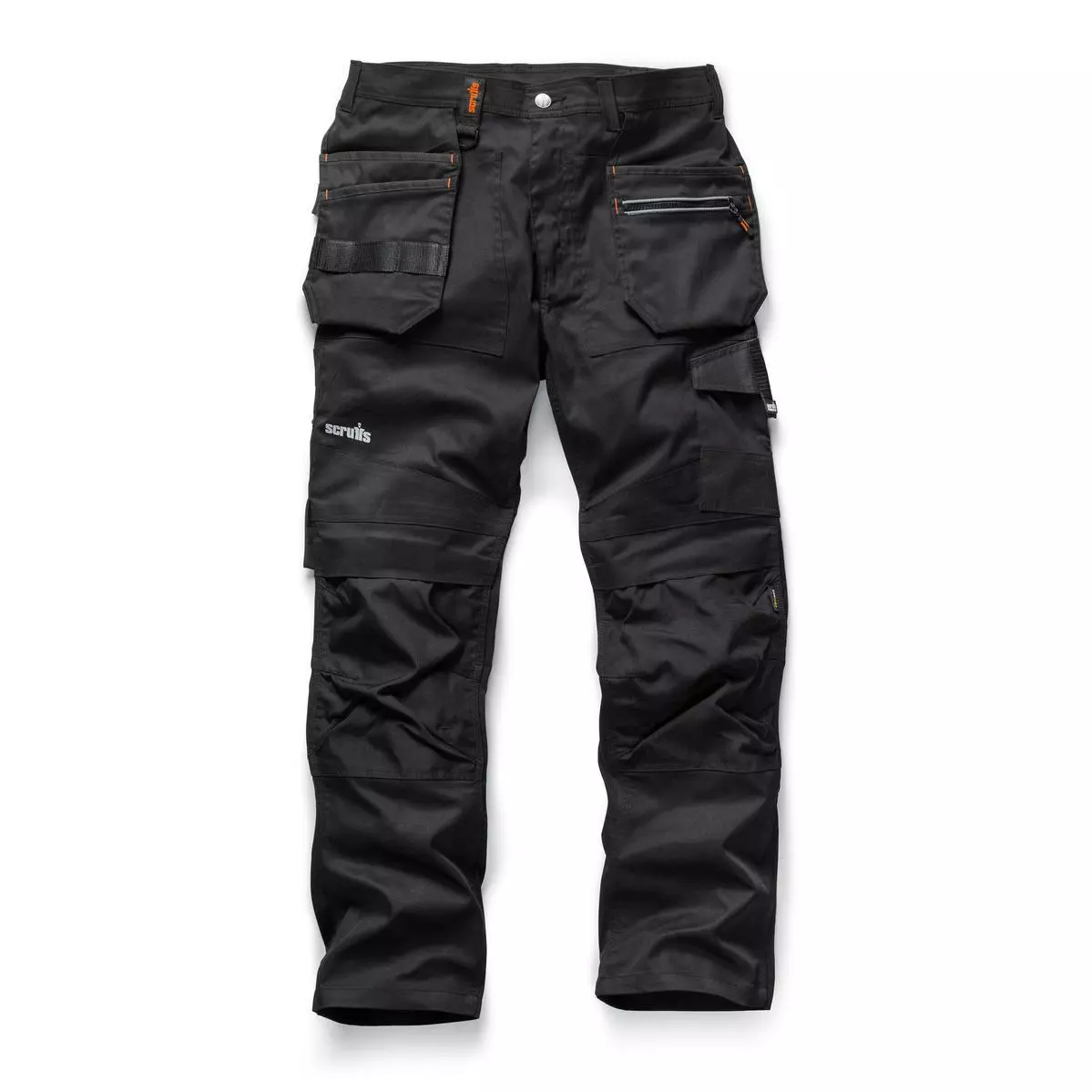 Scruffs Flex Work Trousers -Slim Fit 3D Flex Stretch Straight Leg