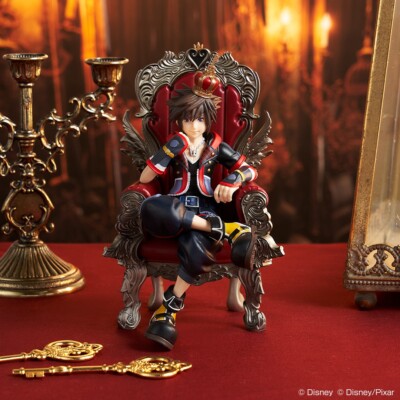 Kingdom Hearts 20th Anniversary Sora Kairi Statue Figure SET