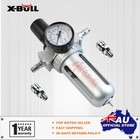 Air Compressor Moisture Water Trap Filter Regulator Separator Mount Fitting